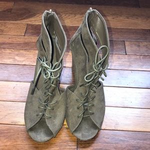 Charlotte Russe Lace Up Booties